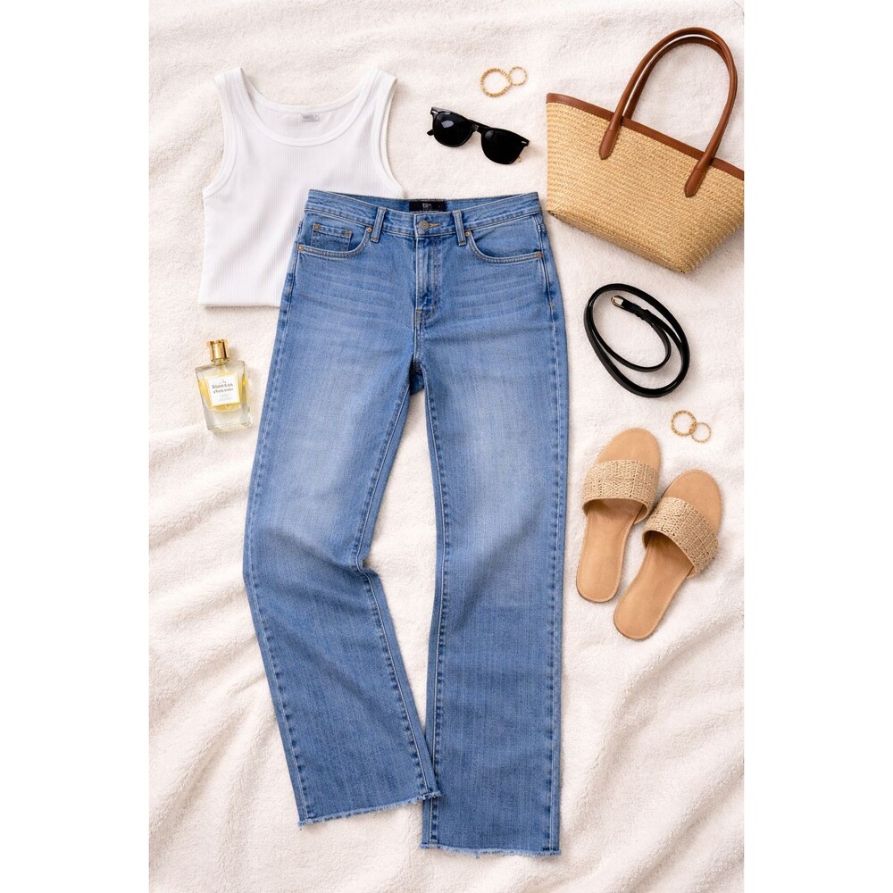 Lauren Ralph Lauren Jeans Women's 14x32 Straight Leg Y2K Vintage Wash